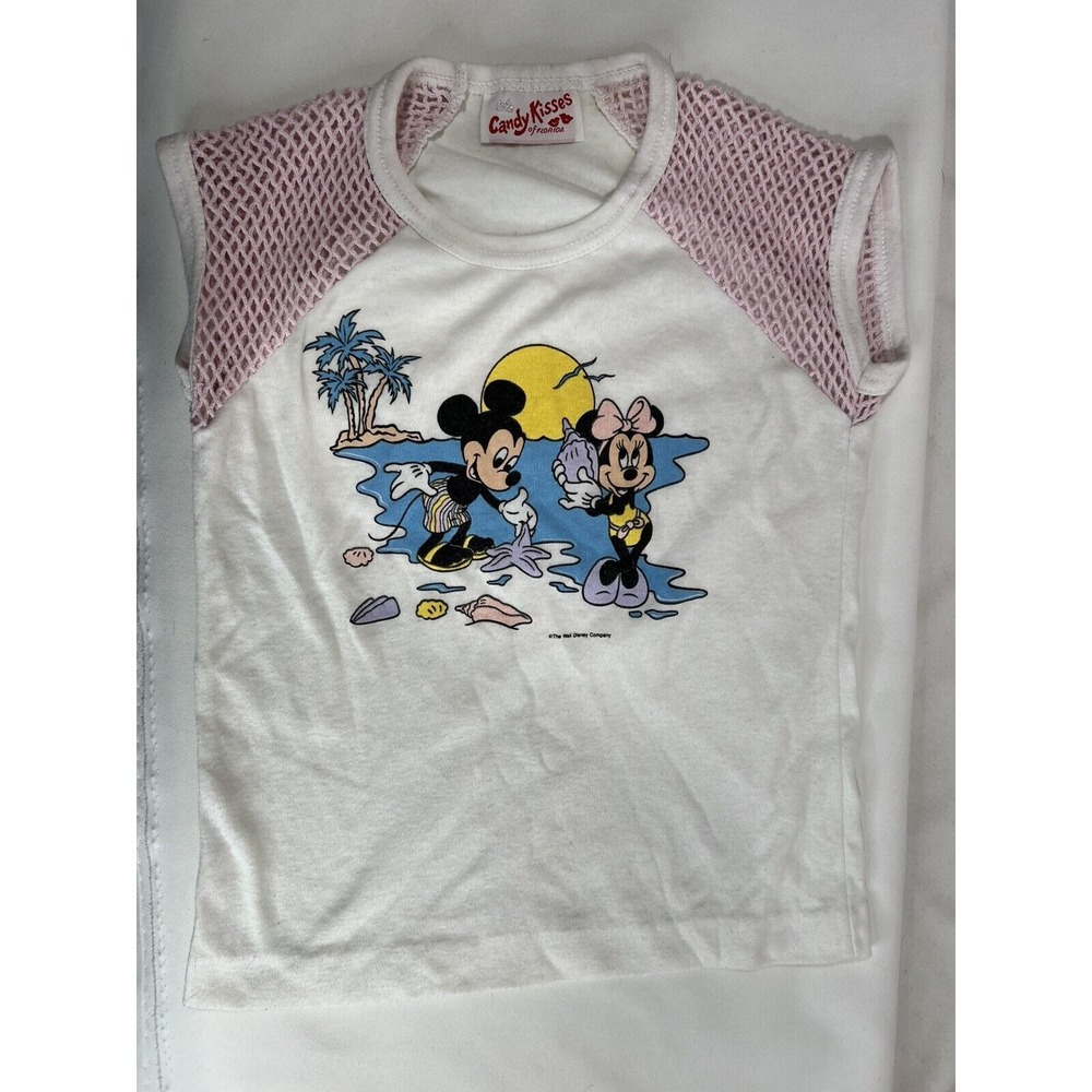 Disney Tank Girls 4 5 Mickey Minnie Graphic Summer Play Casual